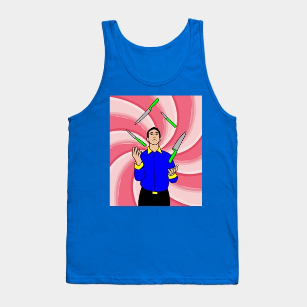 Juggler Juggling Circus Performers Tank Top by flofin